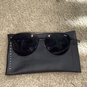 Beautiful black sunglasses. Brand is Quay Australia!
